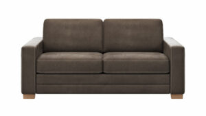 Sofa Lakeville - 2-Sitzer inkl. Schlaffunktion, Stoff, Braun