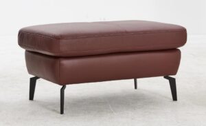 Hocker Arima - Leder, Burgund
