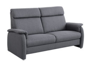 Sofa EM Barcelona - 2,5-Sitzer, Stoff, Anthrazit
