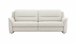 Sofa Cornella Classic - 3-Sitzer, Stoff, Creme