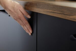 Inselküche 53.190 GL 1 519, Onyxschwarz matt