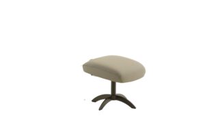 Drehhocker Josephine - Leder, Lehmfarben
