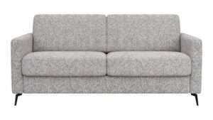 Schlafsofa Laredo - 2,5-Sitzer inkl. Schlaffunktion, Stoff, Graubeige