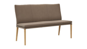 Polsterbank Tuma - Breite ca. 155 cm, Leder, Kitt