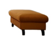 Hocker Cornella Classic - BL ca. 65x95cm, Stoff, Curry