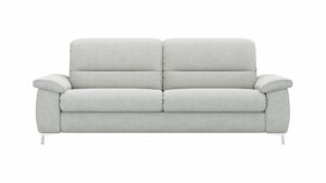Sofa Cornella Plus - 2,5-Sitzer, Stoff, Hellgrau