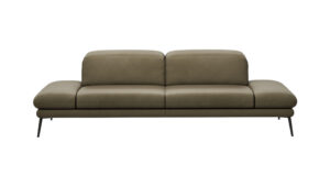 Sofa Elena - 2,5-Sitzer, Leder, Olive