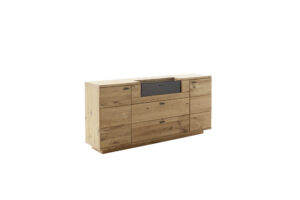 Sideboard EM Novalja - Wildeiche teilmassiv
