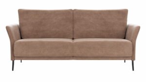 Sofa Rosario - 3-Sitzer, Stoff, Cognac