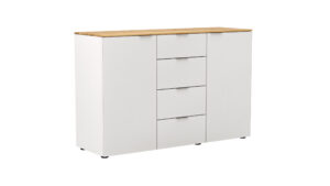 Kommode Colorado Beimöbel - BHT ca. 135x87x43 cm, Weiß