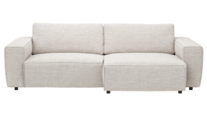 Sofa Lilaia - 1,5-Sitzer XL mit 1,5-Sitzer XL Tief, Stoff, Kaschmir