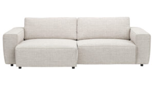 Sofa Lilaia - 1,5-Sitzer XL Tief mit 1,5-Sitzer XL, Stoff, Kaschmir