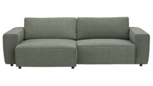 Sofa Lilaia - 1,5-Sitzer XL Tief mit 1,5-Sitzer XL, Stoff, Olivgrün