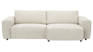 Sofa Lilaia - 1,5-Sitzer XL mit 1,5-Sitzer XL Tief, Stoff, Creme