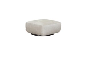 Hocker Lilaia - Stoff, Creme