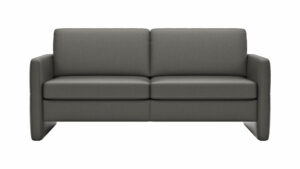 Sofa Arima N - 2,5-Sitzer, Leder, Anthrazit