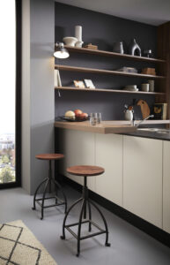 Inselküche 53.210 CO 3 522, Victoria Nussbaum Nachbildung