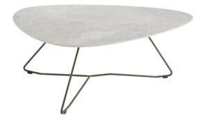 Couchtisch Oliva - LBH ca. 100x70x37 cm, HPL, Creme Natur