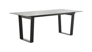 Esstisch Dinner - LB ca. 200x95 cm, Kunststoff, Hellgrau