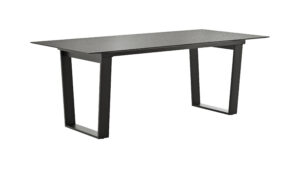 Esstisch Dinner - LB ca. 200x95 cm, Kunststoff, Dunkelgrau