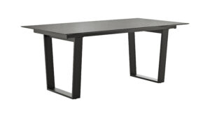 Esstisch Dinner - LB ca. 180x95 cm, Kunststoff, Dunkelgrau