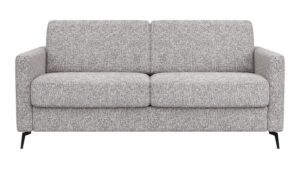 Schlafsofa Laredo - 2,5-Sitzer inkl. Schlaffunktion, Stoff, Graubeige