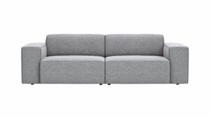 Sofa Elementos - 3-Sitzer, Stoff, Grau