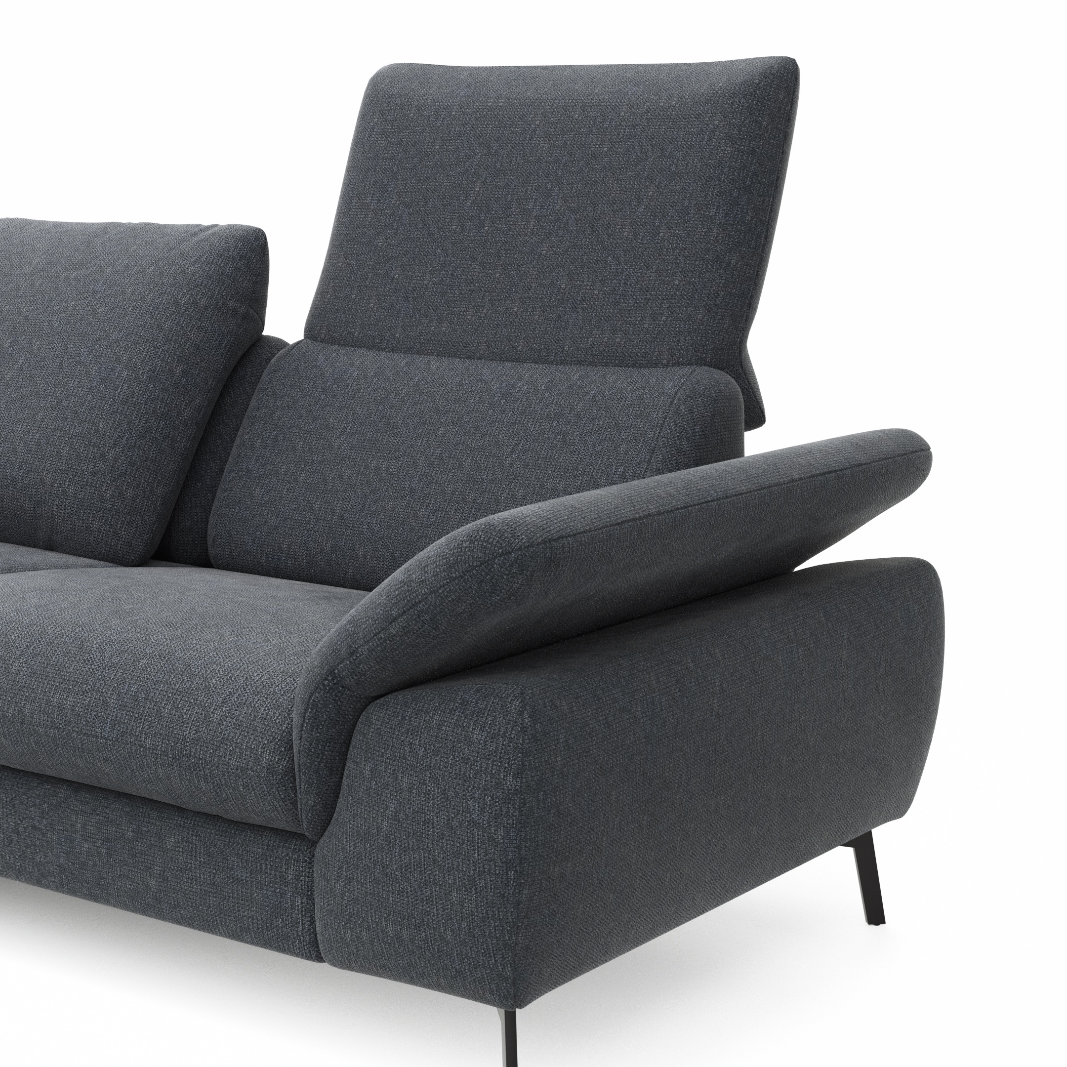 Ecksofa Gotera - Longchair links mit 1,5-Sitzer med. + 1,5-Sitzer med ...
