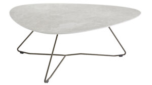 Couchtisch Oliva - LBH ca. 100x70x37 cm, HPL, Creme Natur